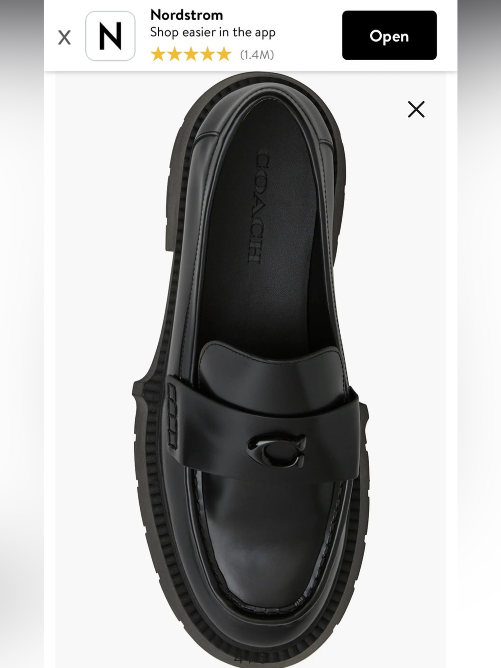 Coach Leah Platform Loafer - Picture 11 of 11